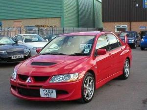 LANCER EVO 8 FQ 300 UK CAR No 339